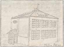 Schule Volkmannsdorf, Kinderzeichnung Peter M�ller