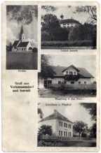 Gru� aus Volkmannsdorf und Isareck, Postkarte um 1920