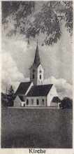 Gru� aus Volkmannsdorf und Isareck, Ausschnitt Kirche