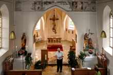 2015 - Kirche Wang, Blick von der Orgelempore zum Altar