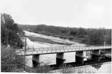 Volkmannsdorf, die 1955 erbaute Br�cke