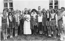 1959, Schul-Theater-Auff�hrung des M�rchenspiels Schneewittchen