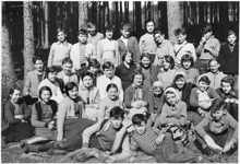 1960, Rast beim Wandertag