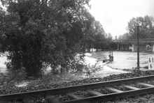 Volkmannsdorf, Hochwasser Isar und Amper 1965