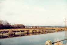 1983, Blick vom Werkkanal zur Volkmannsdorferau
