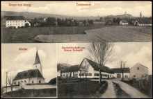 Postkarte Gruss aus Wang - um 1910