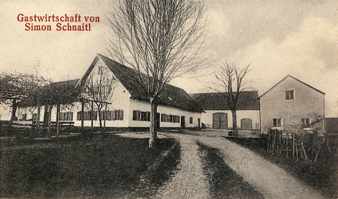 Gastwirtschaft von Simon Schnaitl - um 1910
