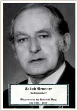 Jakob Brunner, BM der Gemeinde Wang von 1972-1978