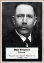 Sebastian Hagl, BM der Gemeinde Schweinersdorf von 1920-1933
