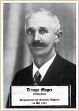 Dionys Mayer, BM der Gemeinde Inzkofen ab Mai 1945