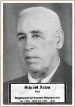 Anton Schr�dl, BM der Gemeinde Schweinersdorf von 1914-1920 und 1933-1942