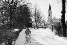 Pfarrkirche Volkmannsdorf Winter 1959