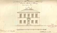 1864 Plan zur Erbauung eines Pfarrwohngeb�udes zu Volkmannsdorf