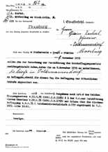1935, Strafbefehl gegen Pfarrer Quirin Zacherl