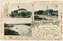 Gruss von Isareck, Postkarte 1898