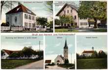 Gru� aus Isareck und Volkmannsdorf, Postkarte 1915