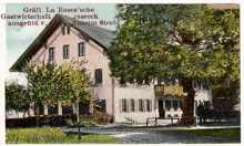 Postkarte 1915, Ausschnitt Schlo�-Gastwirtschaft
