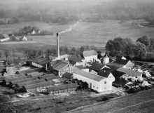 1954, S�gewerk und Ziegelei Kohn in Zieglberg