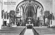Kirche Volkmannsdorf in Oberschlesien, PK 1930