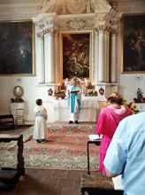 Hl. Messe in der Schlo�-Kapelle, 22.08.2019