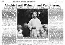 Geistlicher Rat Johann Wieser verl�sst nach mehr als 38 Jahren die Dreirosenstadt - 2006