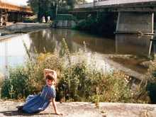 Baustelle Brücke Volkmannsdorf, 1987