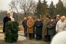 Brückeneinweihung, Kreisbaumeister Richard Kömpel 04.12.1987