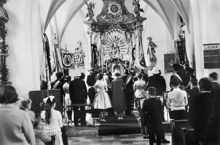 Fahnenweihe der FFW Wang am 12.�Juni�1960