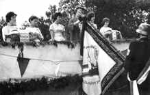 Fahnenweihe der FFW Wang am 12.�Juni�1960
