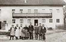 Volkmannsdorf, Bauer am Berg, um 1930