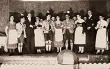 1934 Theaterauff�hrung der Isartaler bei Sebastian Erber