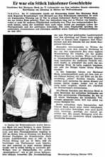 Geistlicher Rat Marianus Mock, Er war ein St�ck Inkofener Geschichte, MZ Oktober 1979