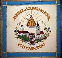 Fahne Krieger u. Soldatenverein Volkmannsdorf