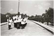 1955 - Einweihung der neuen Br�cke