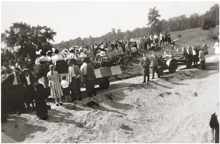 1955 - Einweihung der neuen Br�cke