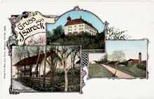 Gruss aus Isareck, Postkarte um 1910