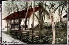 Schlosswirtschaft, Ausschnitt Postkarte um 1910