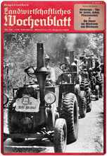 Titelseite Bayerisches Landwirtschaftliches Wochenblatt, 10.08.1985