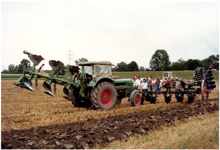Pflügen mit dem Traktor, 20. - 22. Juli 1984