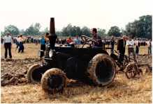 Pflügen mit dem Traktor, 20. - 22. Juli 1984