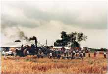 Pflügen mit der Dampfmaschine, 20. - 22. Juli 1984
