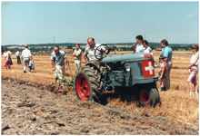 Pflügen mit dem Traktor, 20. - 22. Juli 1984
