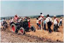 Pflügen mit dem Traktor, 20. - 22. Juli 1984