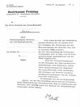 Unentschuldigtes Fernbleiben vom Feuerwehrdienst, 1932