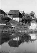 Volkmannsdorf, Blick zum Ligeder-Stadl, Getreidekasten, 1958