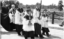 1955 - Einweihung der neuen Br�cke