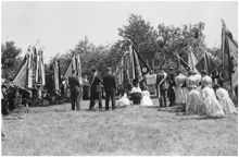 1958 Fahnenweihe Sch�tzenverein Wang