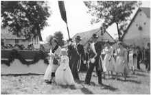 1958 Fahnenweihe Sch�tzenverein Wang