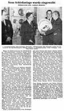 Bericht Neue Schie�anlage wurde eingeweiht - 01.05.1974