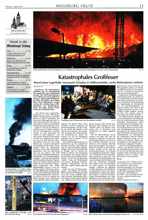 Gro�feuer am 4. August 2018 bei Holzhandel Kohn in Zieglberg